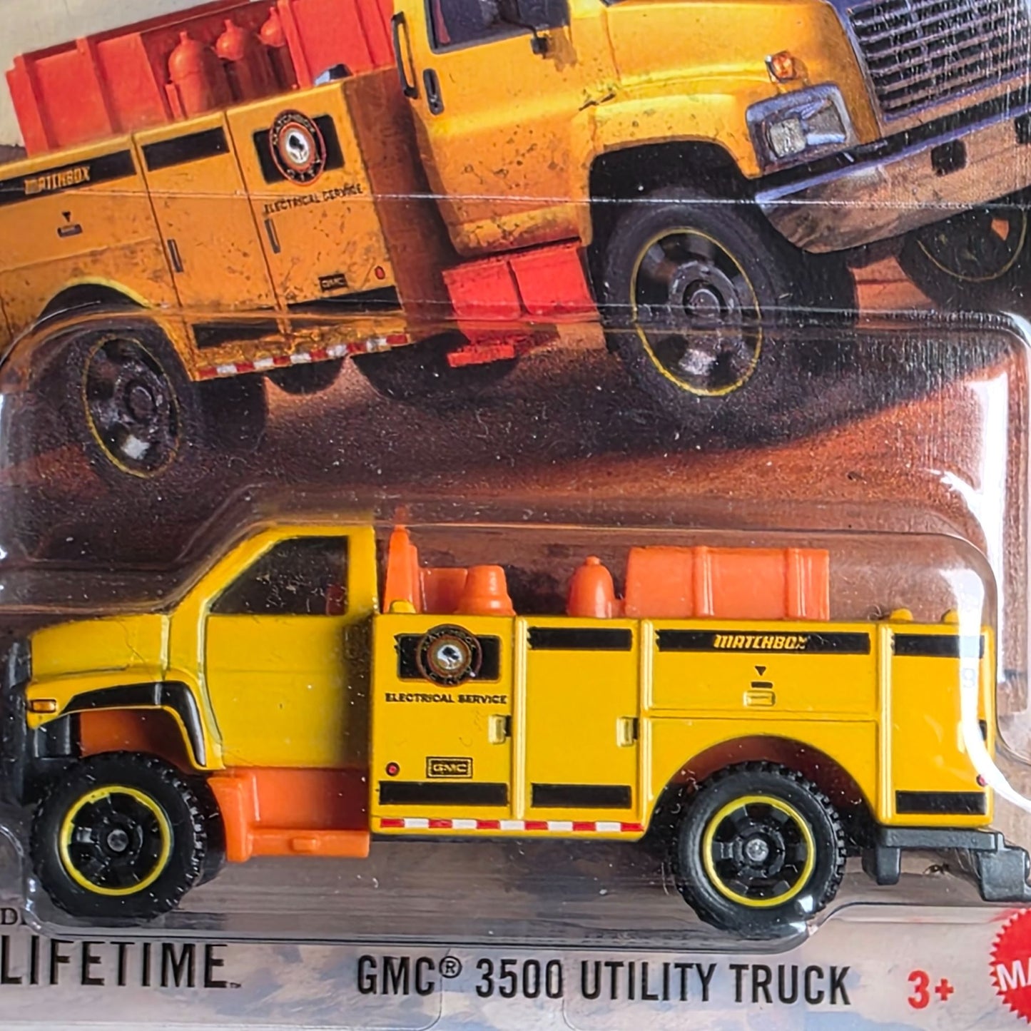 Matchbox 2023 GMC 3500 Utility Truck 47/125 Die-Cast Model