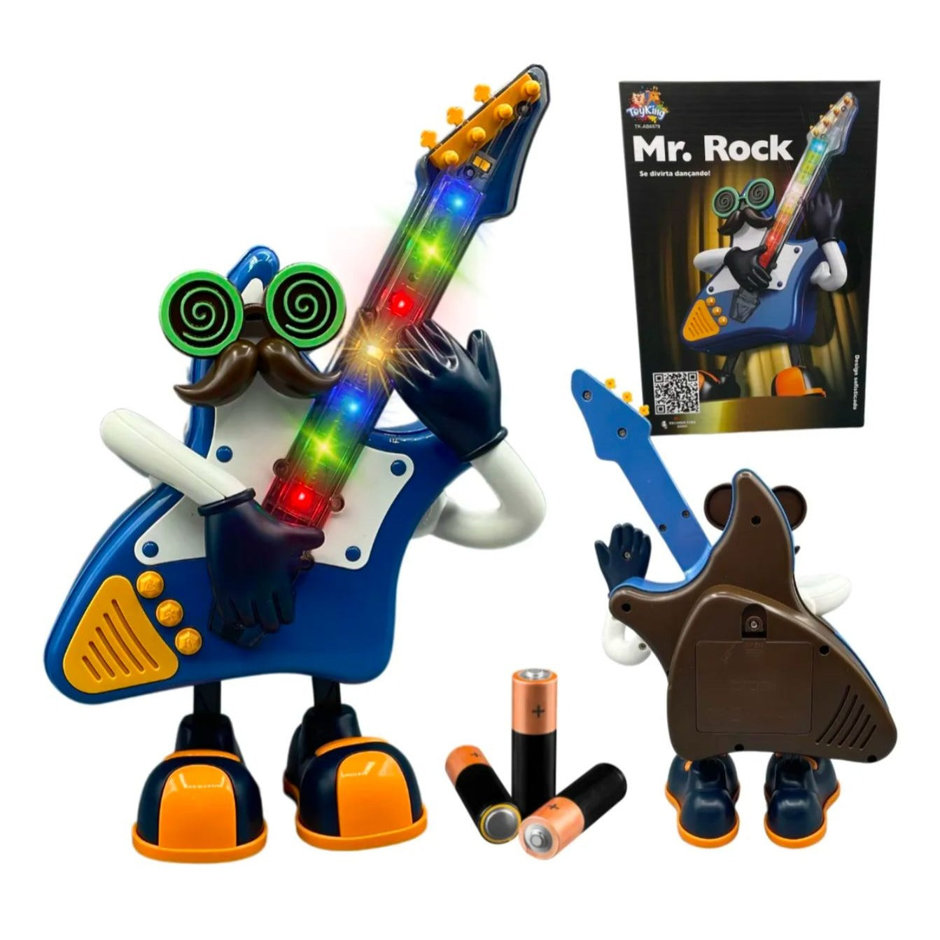 Mr. Rock Interactive Guitar Robot Toy With Music Lights & Multi-Function Play For Kids