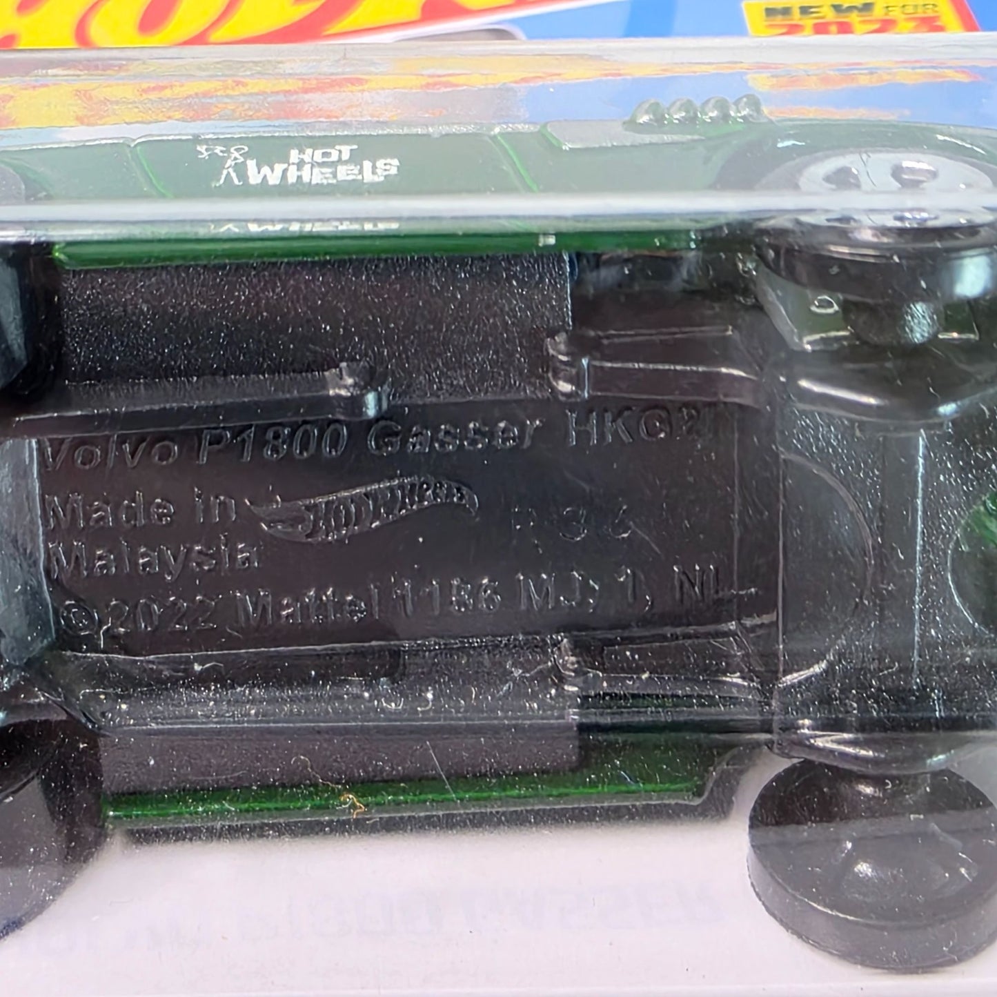 Hot Wheels Volvo P1800 Gasser 2023 HW Dream Garage Toy Car 1/250 Green Legends Tour Winner