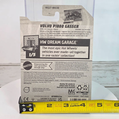 Hot Wheels Volvo P1800 Gasser 2023 HW Dream Garage Toy Car 1/250 Green Legends Tour Winner