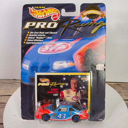Hot Wheels Pro Racing Bobby Hamilton 1997 Die-Cast Car 1:64 Scale Superspeedway Edition Limited Edition