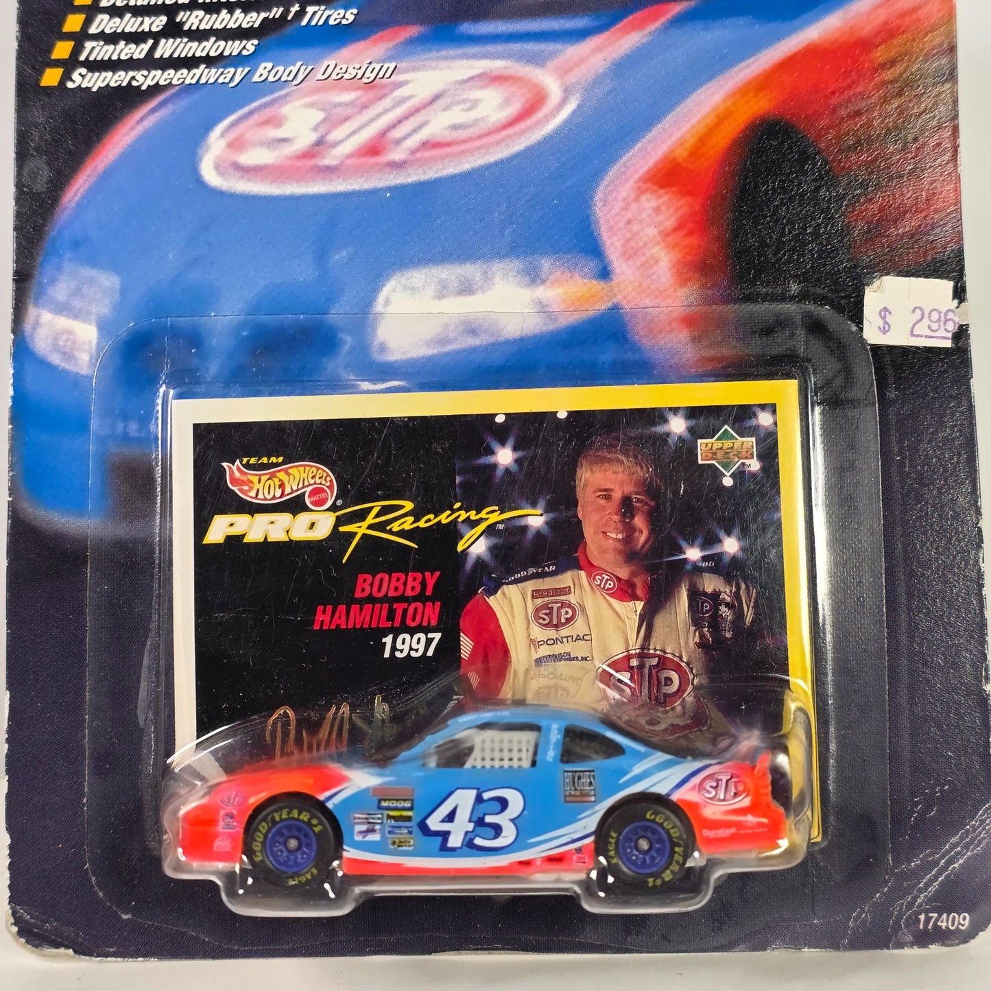 Hot Wheels Pro Racing Bobby Hamilton 1997 Die-Cast Car 1:64 Scale Superspeedway Edition Limited Edition