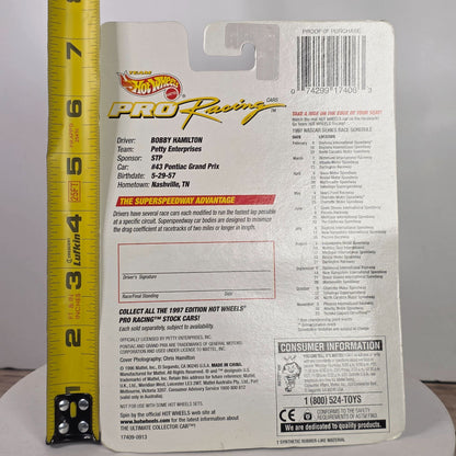 Hot Wheels Pro Racing Bobby Hamilton 1997 Die-Cast Car 1:64 Scale Superspeedway Edition Limited Edition