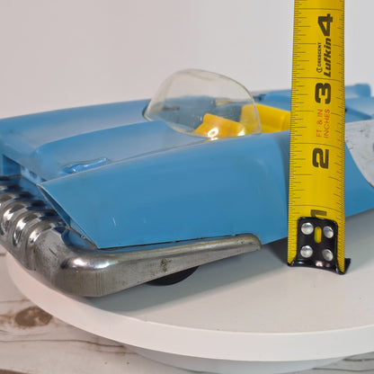 Vintage 1950s Mattel Friction Futuristic Light Blue Dream Car