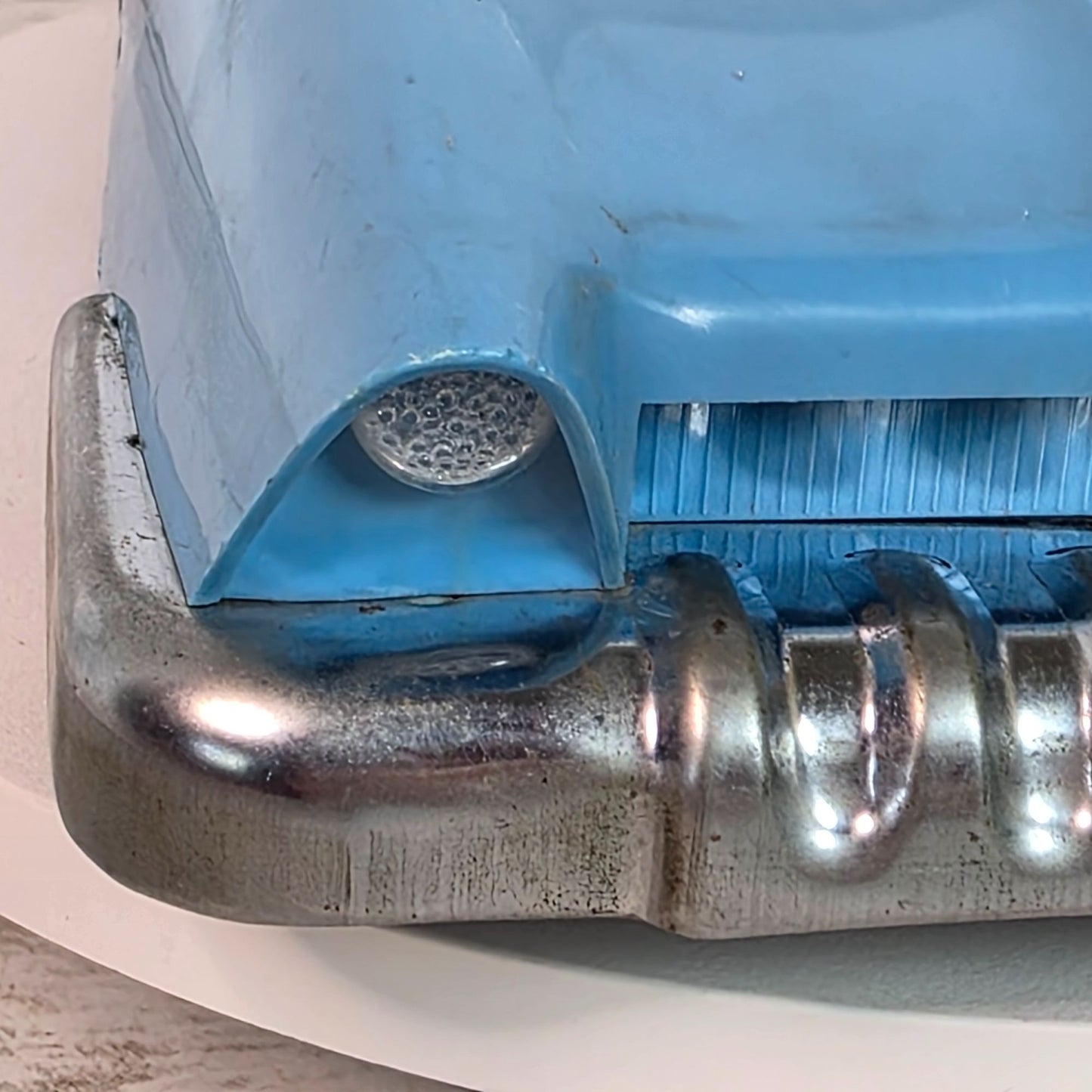 Vintage 1950s Mattel Friction Futuristic Light Blue Dream Car