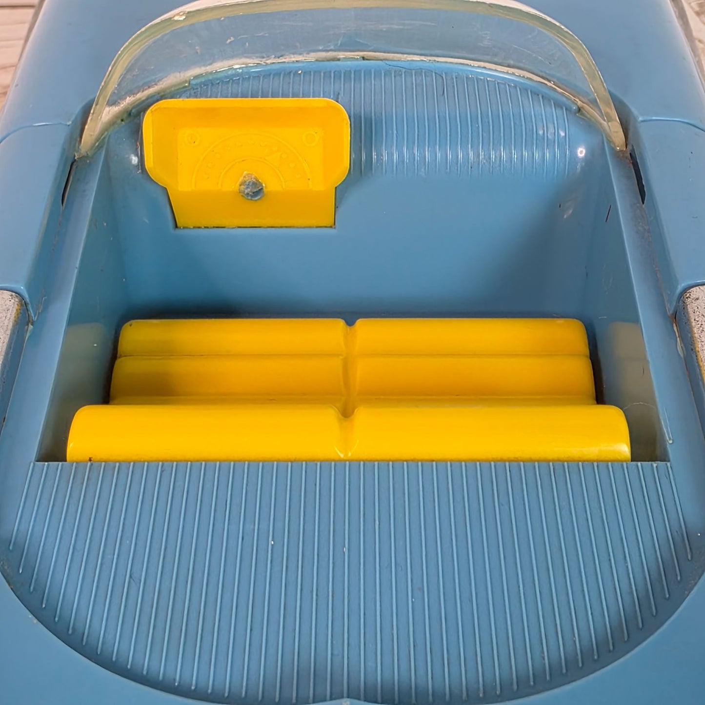 Vintage 1950s Mattel Friction Futuristic Light Blue Dream Car