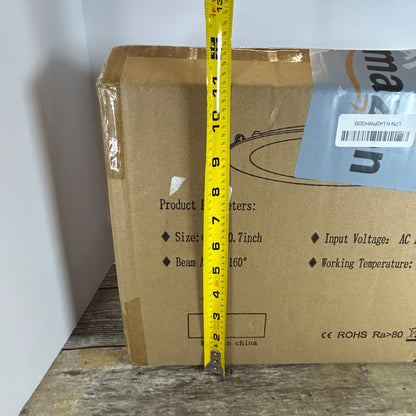 6 Pack 8 Inch Slim LED Recessed Lighting 3000K/4500K/6000K Selectable Dimmable Panel Light With Junction Box 1800LM Canless Downlight