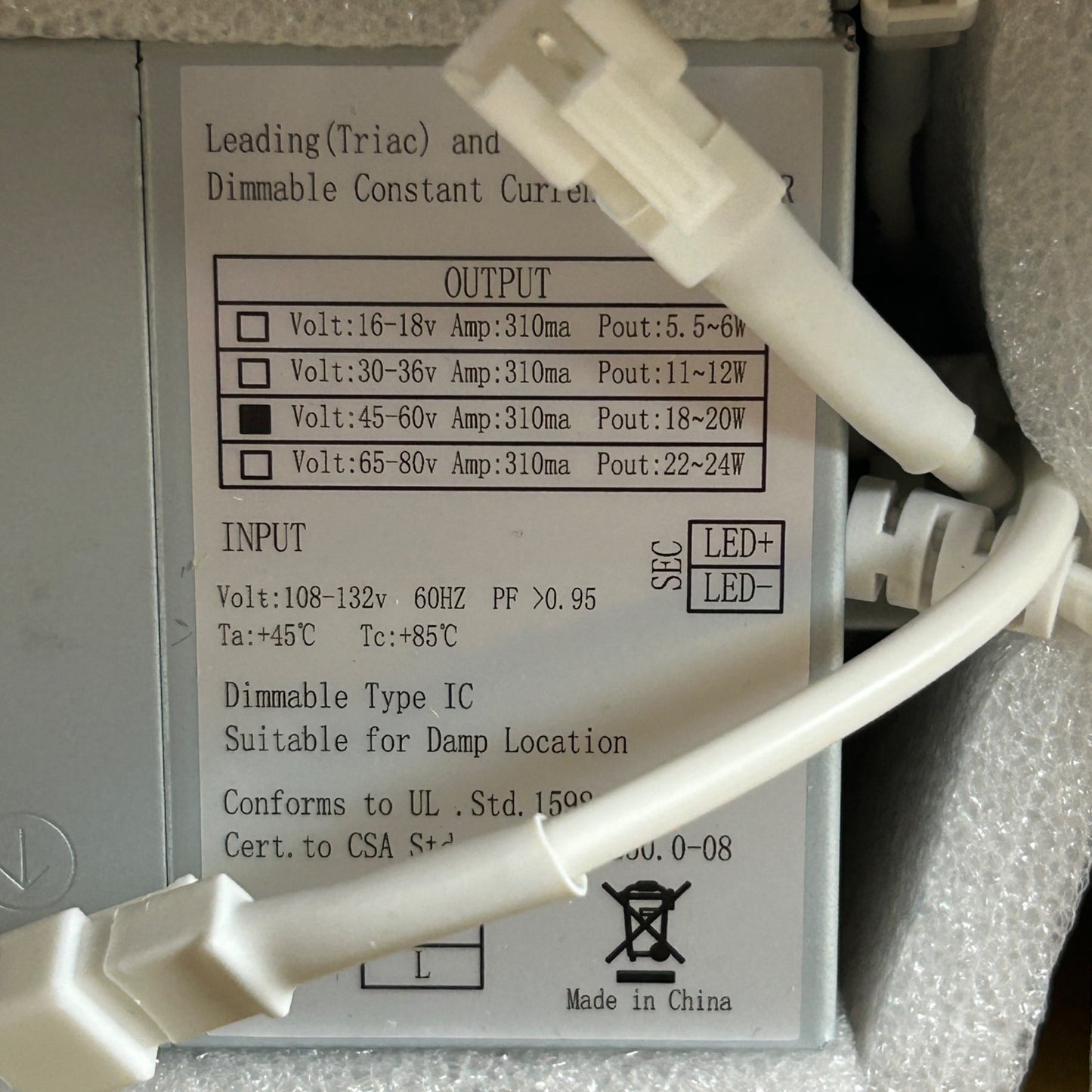 6 Pack 8 Inch Slim LED Recessed Lighting 3000K/4500K/6000K Selectable Dimmable Panel Light With Junction Box 1800LM Canless Downlight