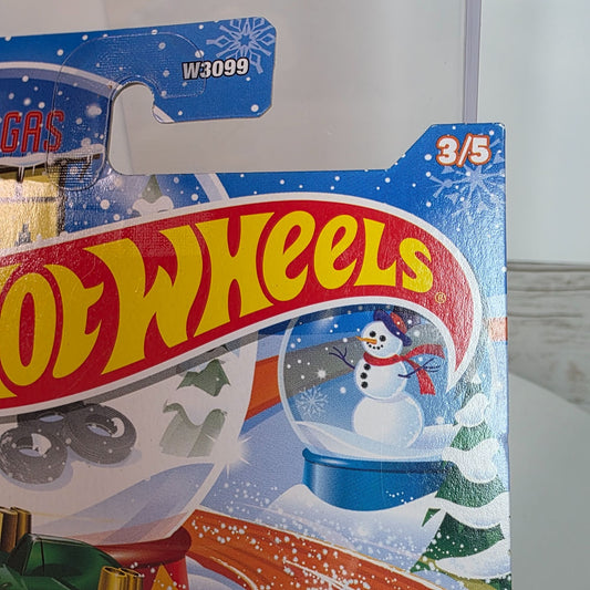 Hot Wheels 10 Pro Stock Camaro Die-Cast Car Christmas Edition 3/5 Sealed Card W3099