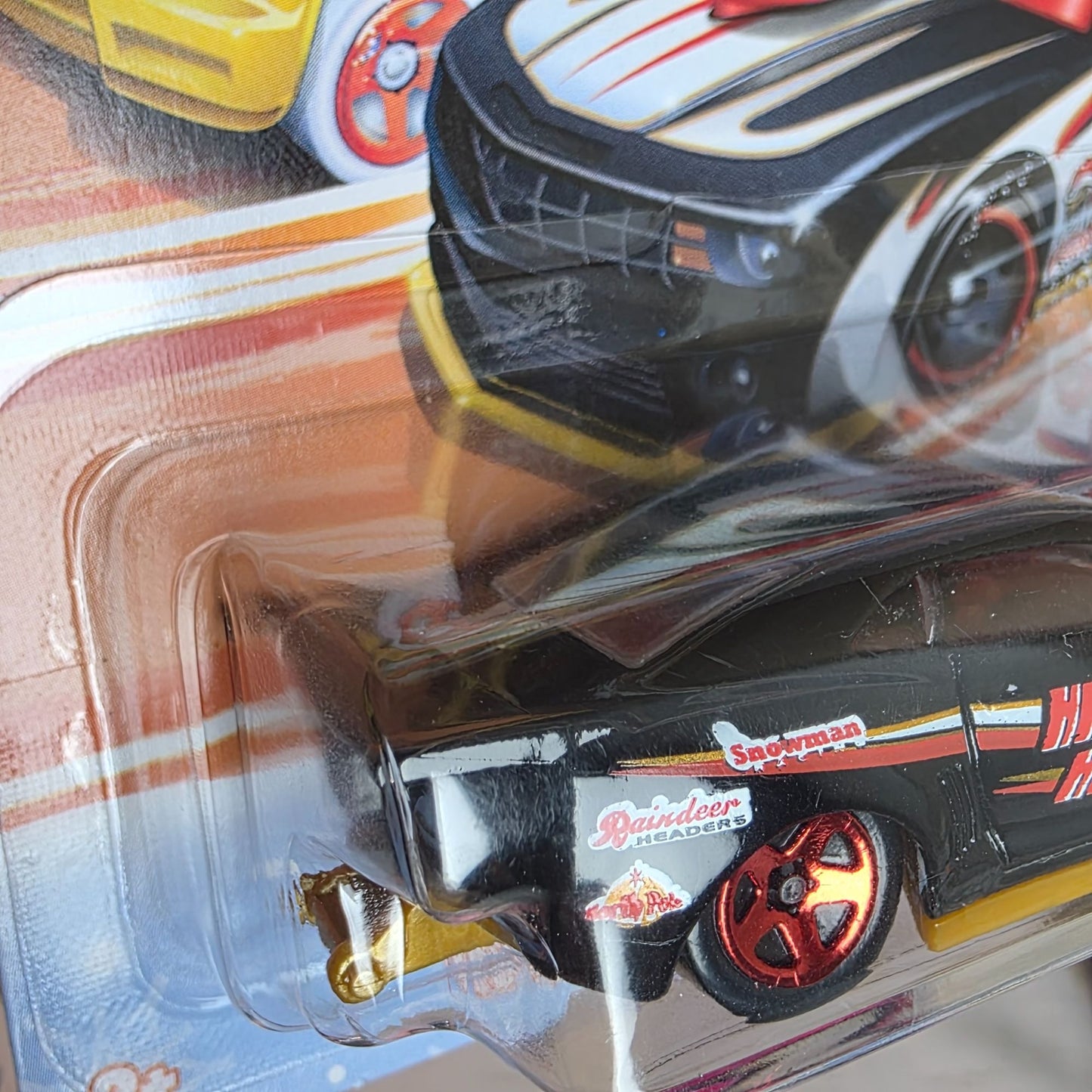 Hot Wheels 10 Pro Stock Camaro Die-Cast Car Christmas Edition 3/5 Sealed Card W3099