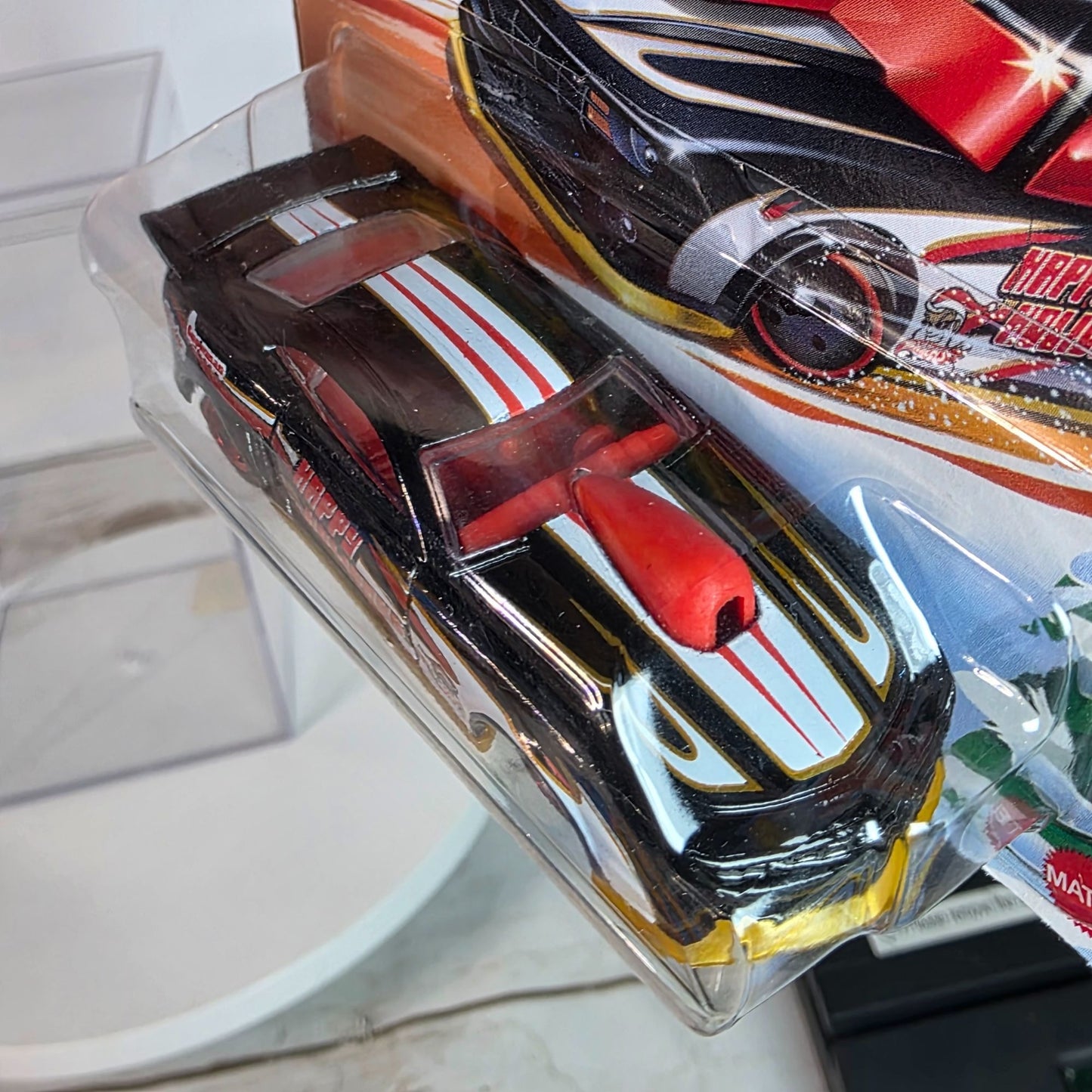 Hot Wheels 10 Pro Stock Camaro Die-Cast Car Christmas Edition 3/5 Sealed Card W3099