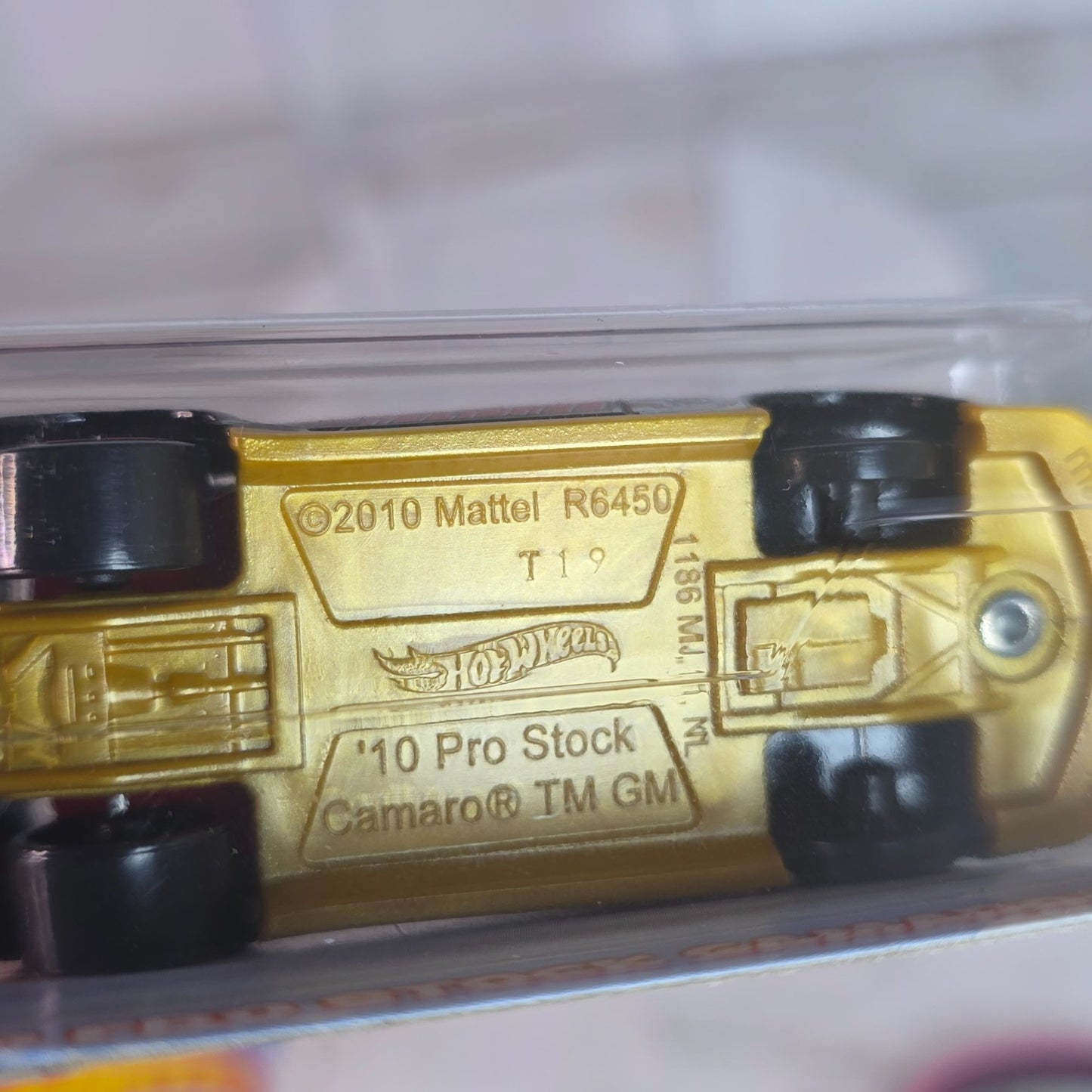 Hot Wheels 10 Pro Stock Camaro Die-Cast Car Christmas Edition 3/5 Sealed Card W3099