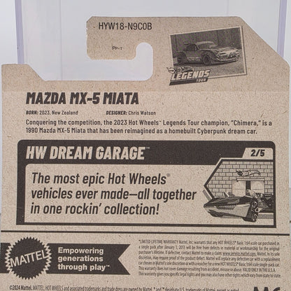 Hot Wheels Mazda MX-5 Miata 1/250 HW Dream Garage Legends Tour Winner Limited Edition New For 2025 3+
