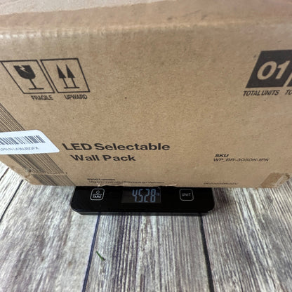 Outdoor LED Wall Pack Light Sunco 7600 Lumens 60W Aluminum Polycarbonate Dimmable 0-10V 17-Year Lifespan IP65 Brown