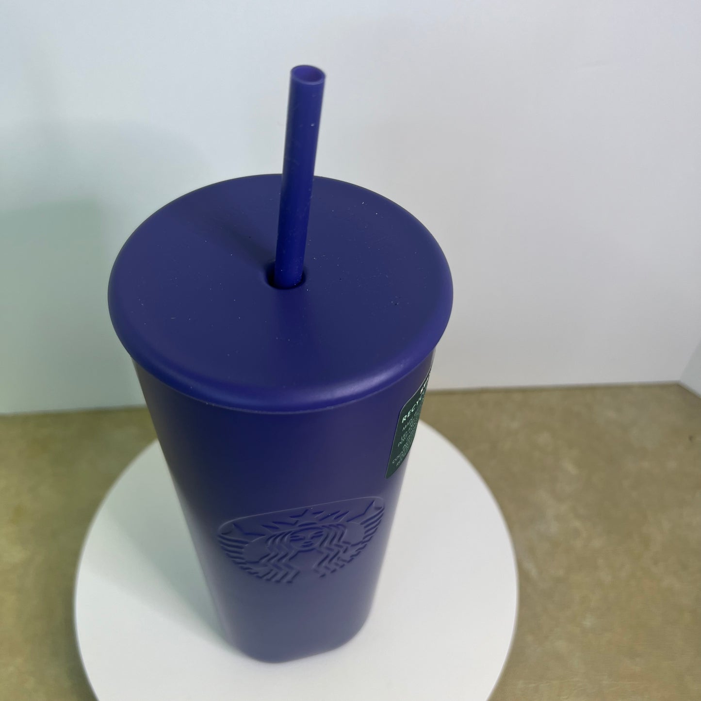 New Starbucks Purple Recycled Stainless-Steel Cold Cup – 24 fl oz #011161907