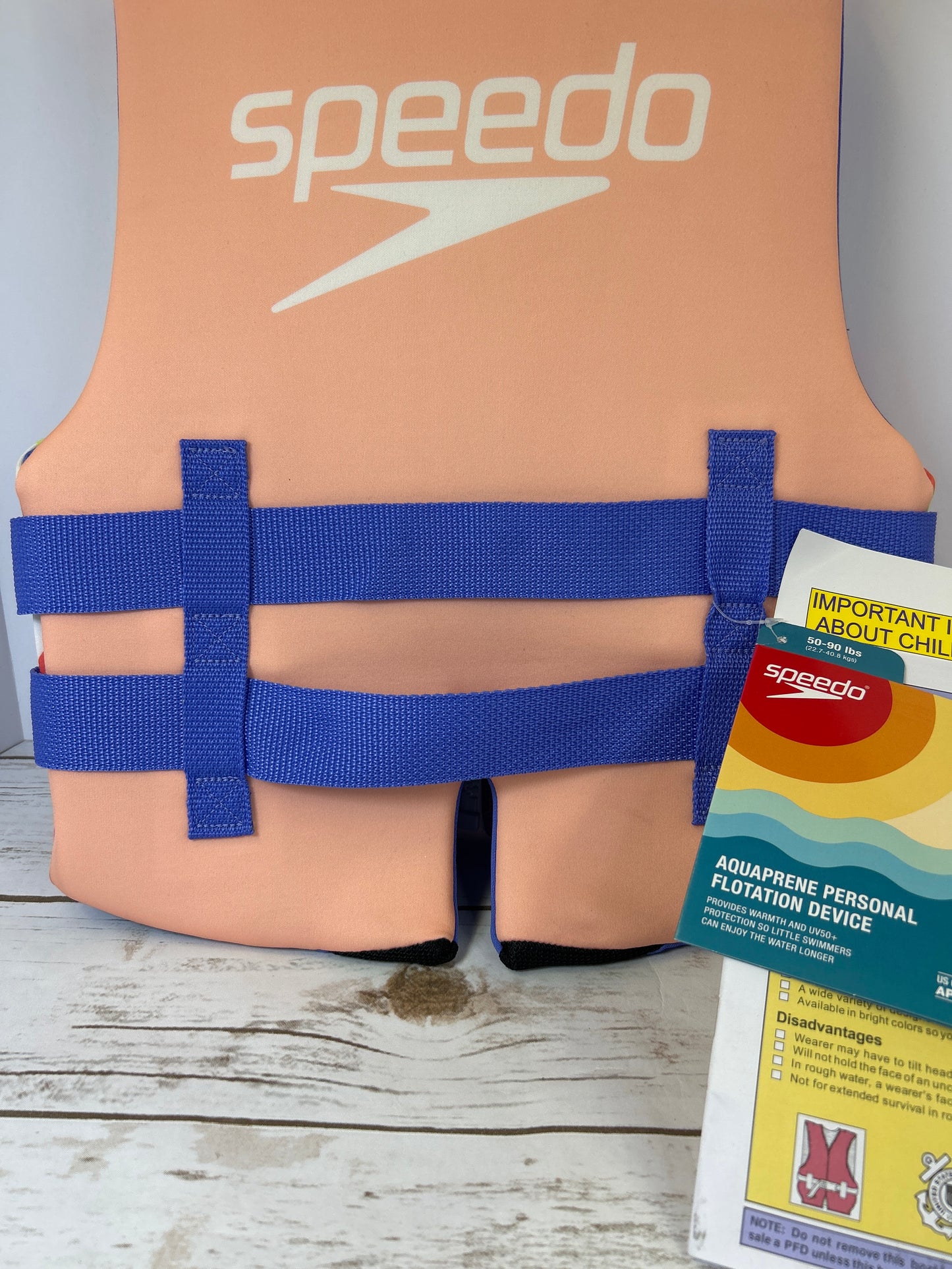 Speedo Youth PFD Life Jacket Vest (TARGET) - Pink Parasol (NEW) Youth 50-90lbs