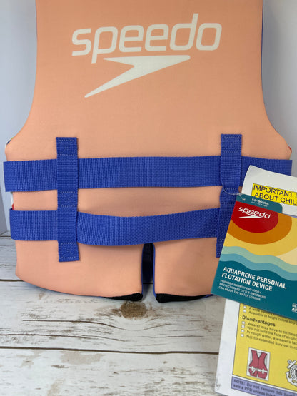 Speedo Youth PFD Life Jacket Vest (TARGET) - Pink Parasol (NEW) Youth 50-90lbs