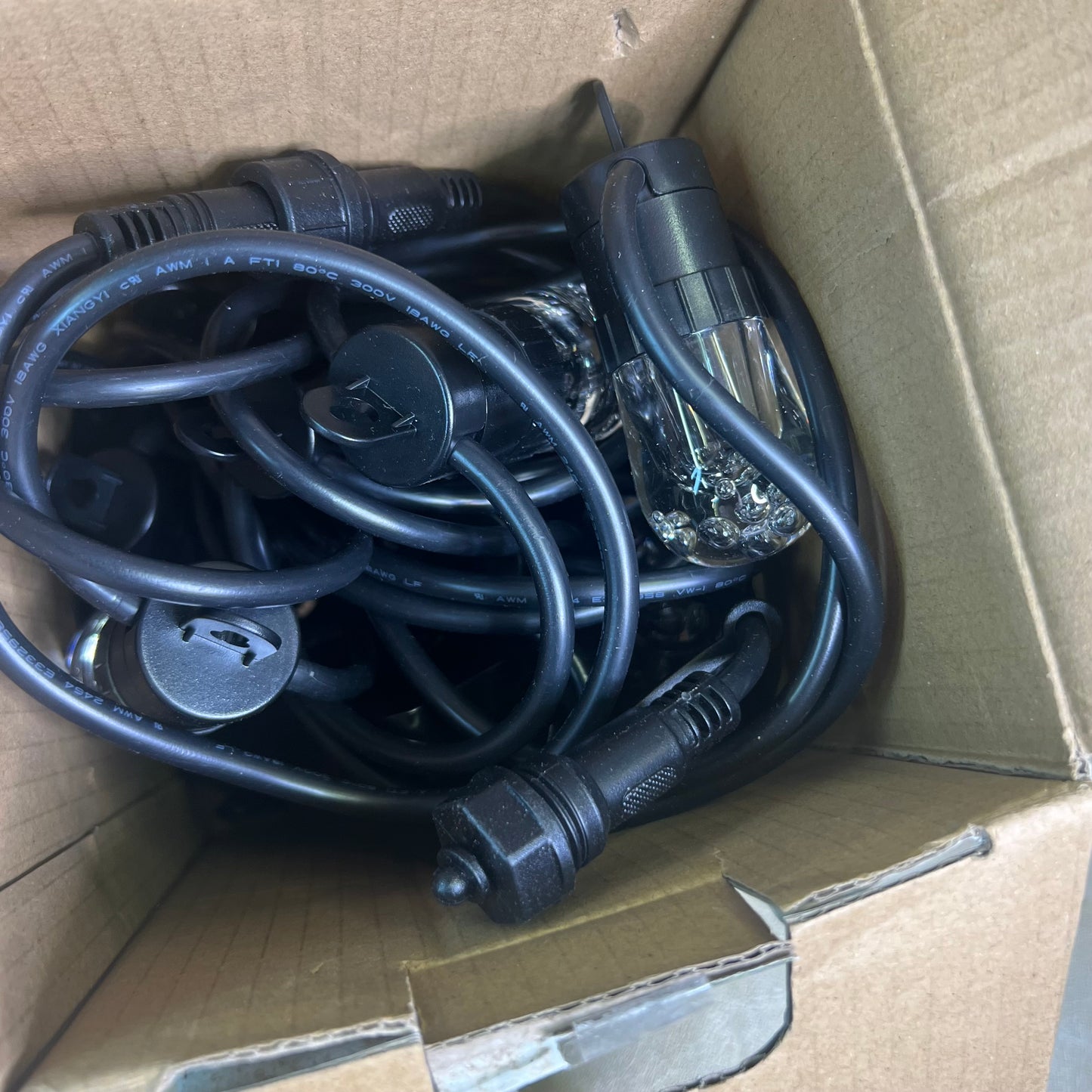 Eco Scapes Wi-Fi LED Shatterproof Cafe Lights 12 Bulbs 24 Feet 62 Colors