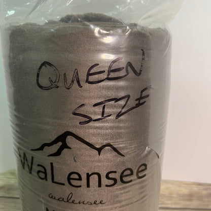 New WaLensee Soft Microfiber Blanket Queen Size Brown