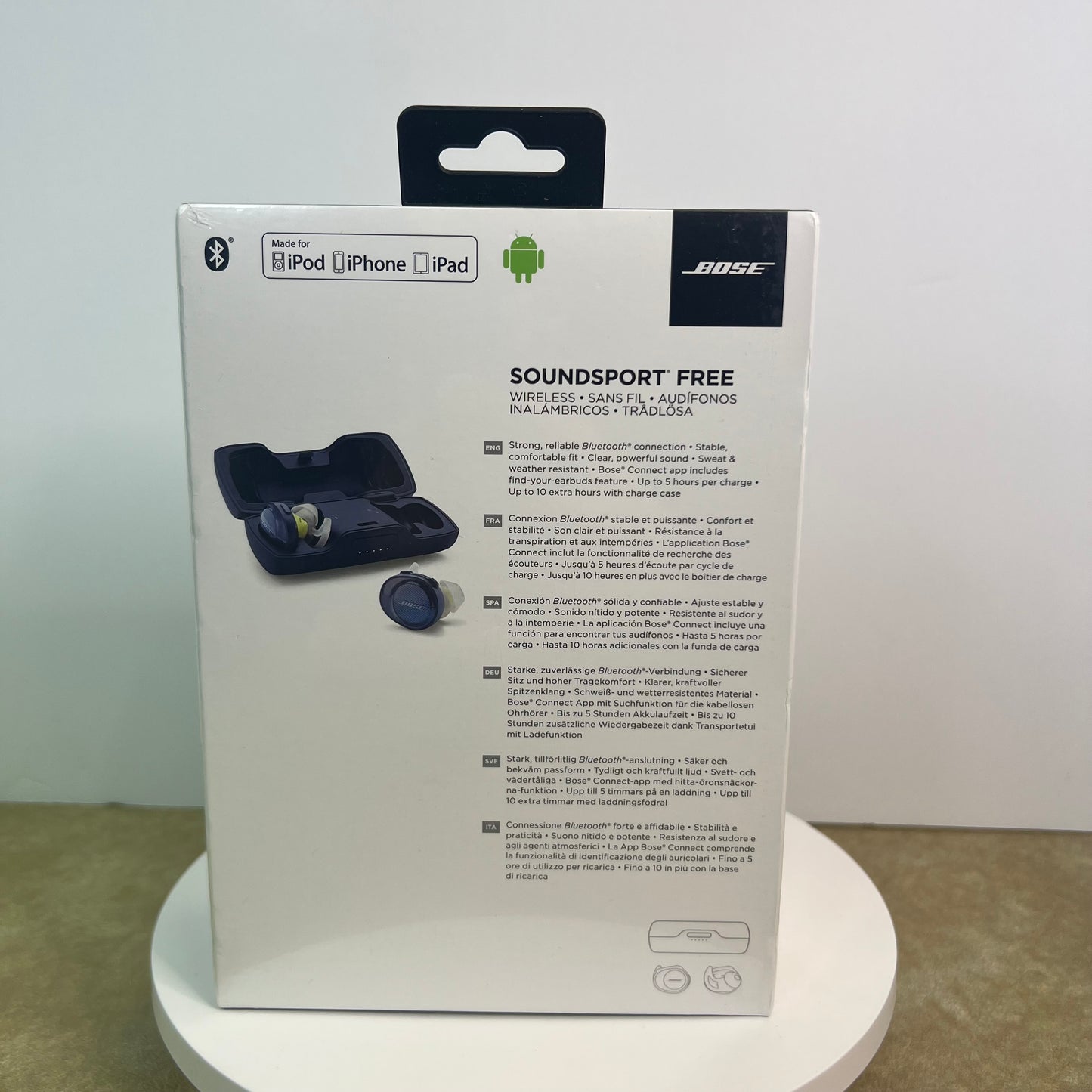 NEW NIB BOSE SoundSport Free Wireless EarBuds Headphones