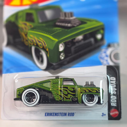 Hot Wheels 2026 Erikenstein Rod Green Rod Squad 1/10 117/250 MOC New