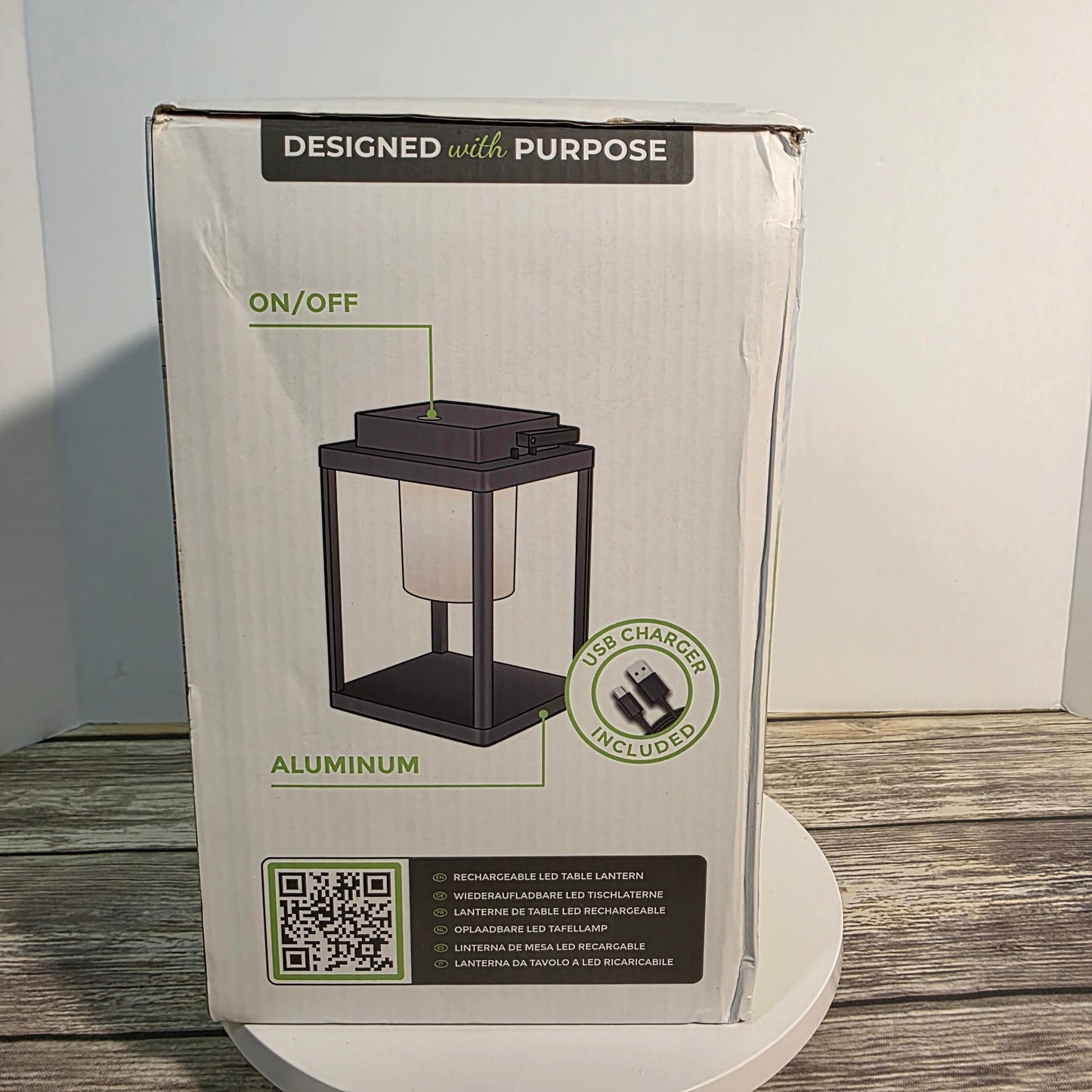 NIOB New BRIMMEL Splendara Outdoor Rechargeable Light 350 Lumens 3 Settings