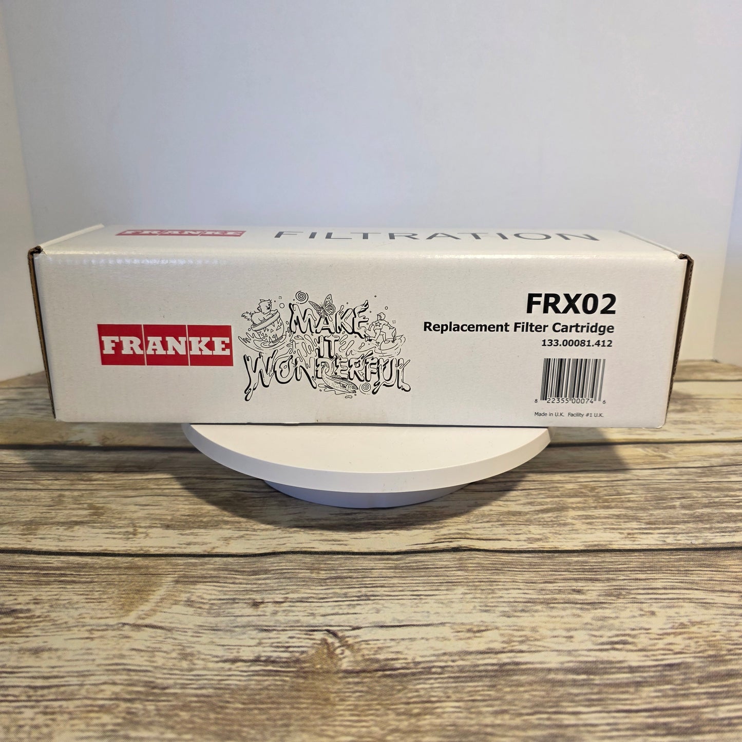 NIB New FRANKE Replacement Water Filter Cartridge FRX02 133.00081.412 Filtration