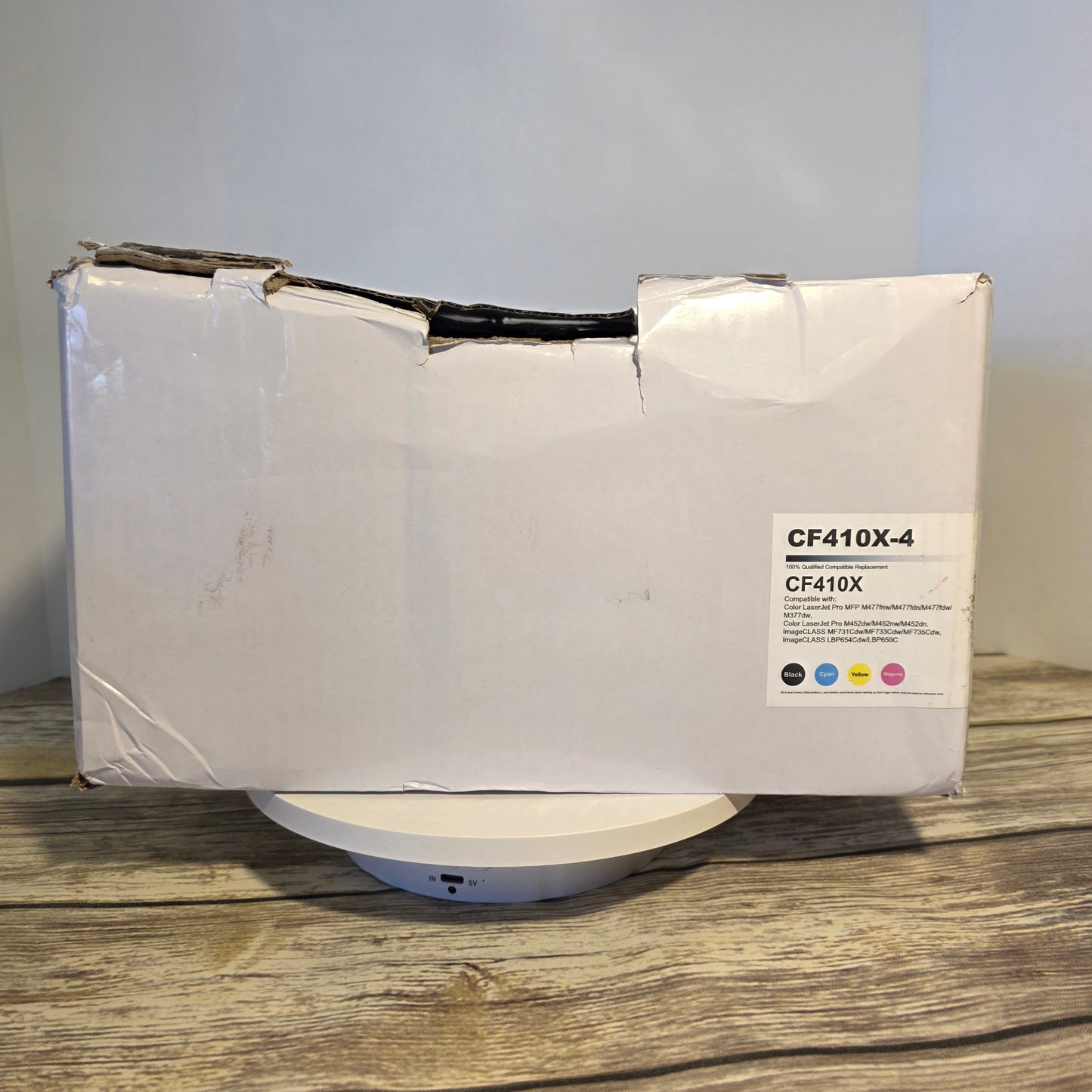 NIOB New DMGE CF410X-4 Replacement Toner Cartridges 100% Qualified Compatible Replacement Black Cyan Yellow Magenta