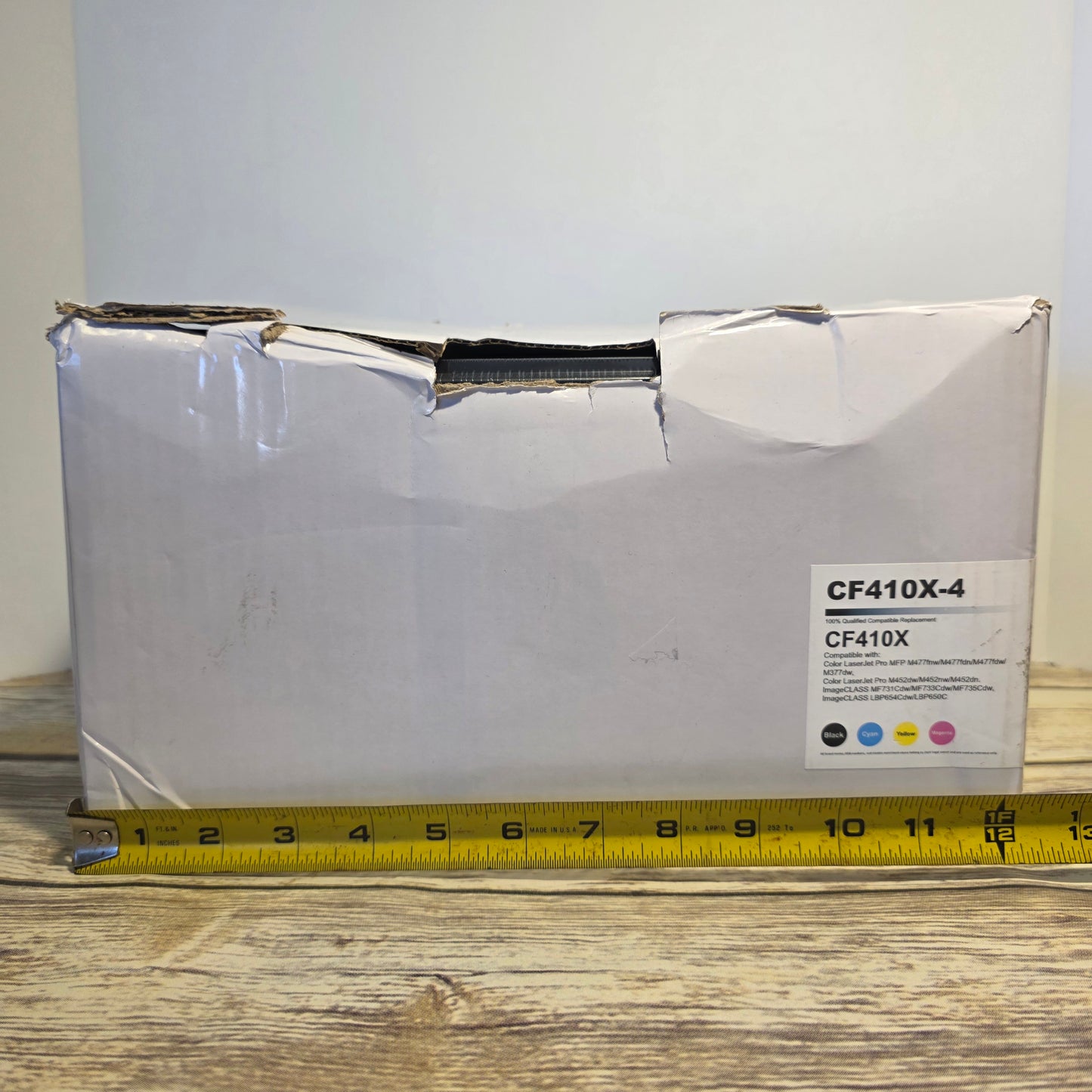 NIOB New DMGE CF410X-4 Replacement Toner Cartridges 100% Qualified Compatible Replacement Black Cyan Yellow Magenta