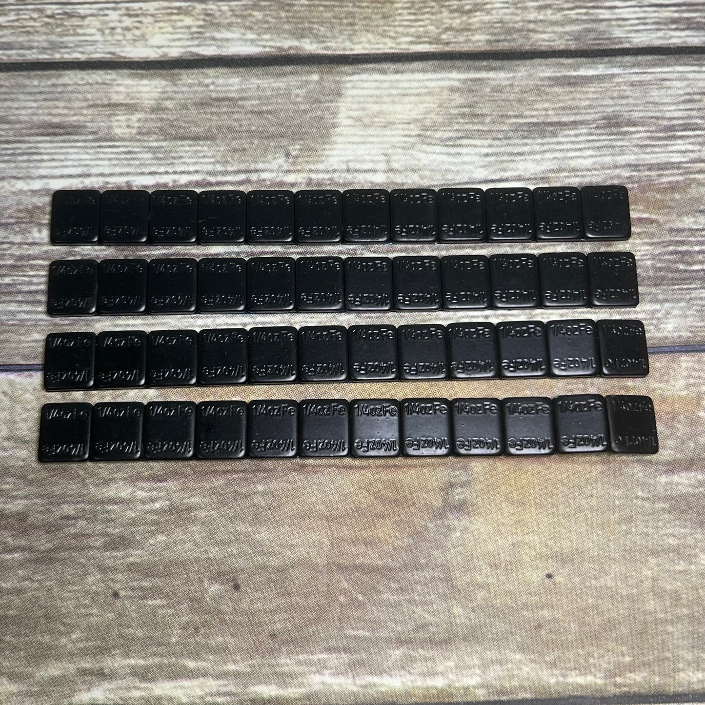 KAFLLA 1/4 oz. Black Adhesive Stick on Wheel Weights 0.25 Ounce Low Profile Easy to Peel, Tire Weights for Cars,Trucks,SUVs,Motorcycle