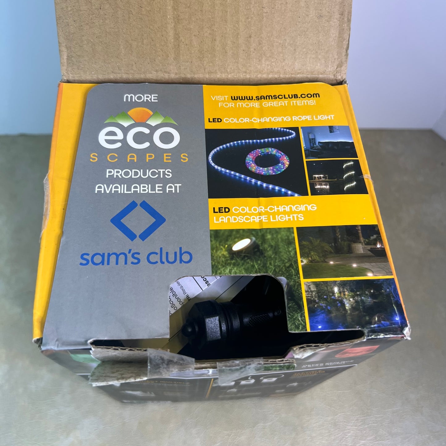 Eco Scapes Wi-Fi LED Shatterproof Cafe Lights 12 Bulbs 24 Feet 62 Colors