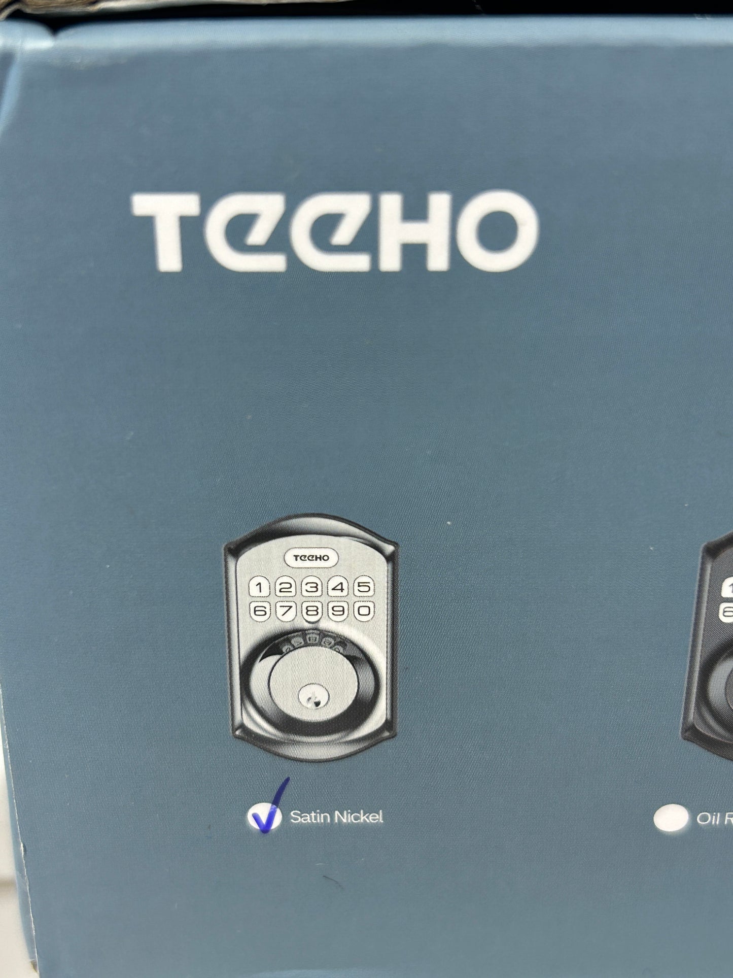 Teeho TE001 Keypad Digital Deadbolt Lock Satin Nickel