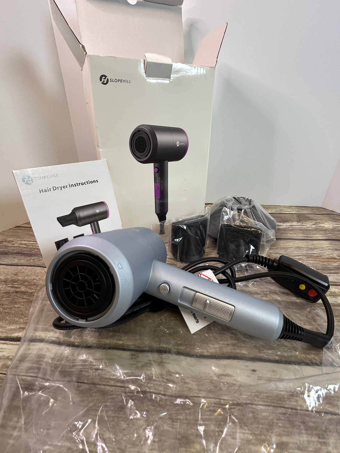 Hair Dryer, Slopehill (Safety Upgraded) 1800W Professional Ionic Hairdryer for Hair Care