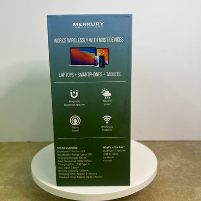 New MERCURY Swing ‘N Sound Magnetic Bluetooth Speaker