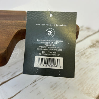 Lot Of 12 Threshold Serving/Cutting Board Arjun Dark Brown 10”X5” NWT