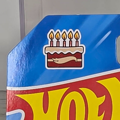 Hot Wheels 2025 G Case Treasure Hunt Birthday Burner Happy Birthday Racer Toy Car Collectible Limited Edition