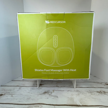 NIOB New MEDCURSOR Shiatsu Foot Massager w/Heat MDFM400 Spa Relaxation