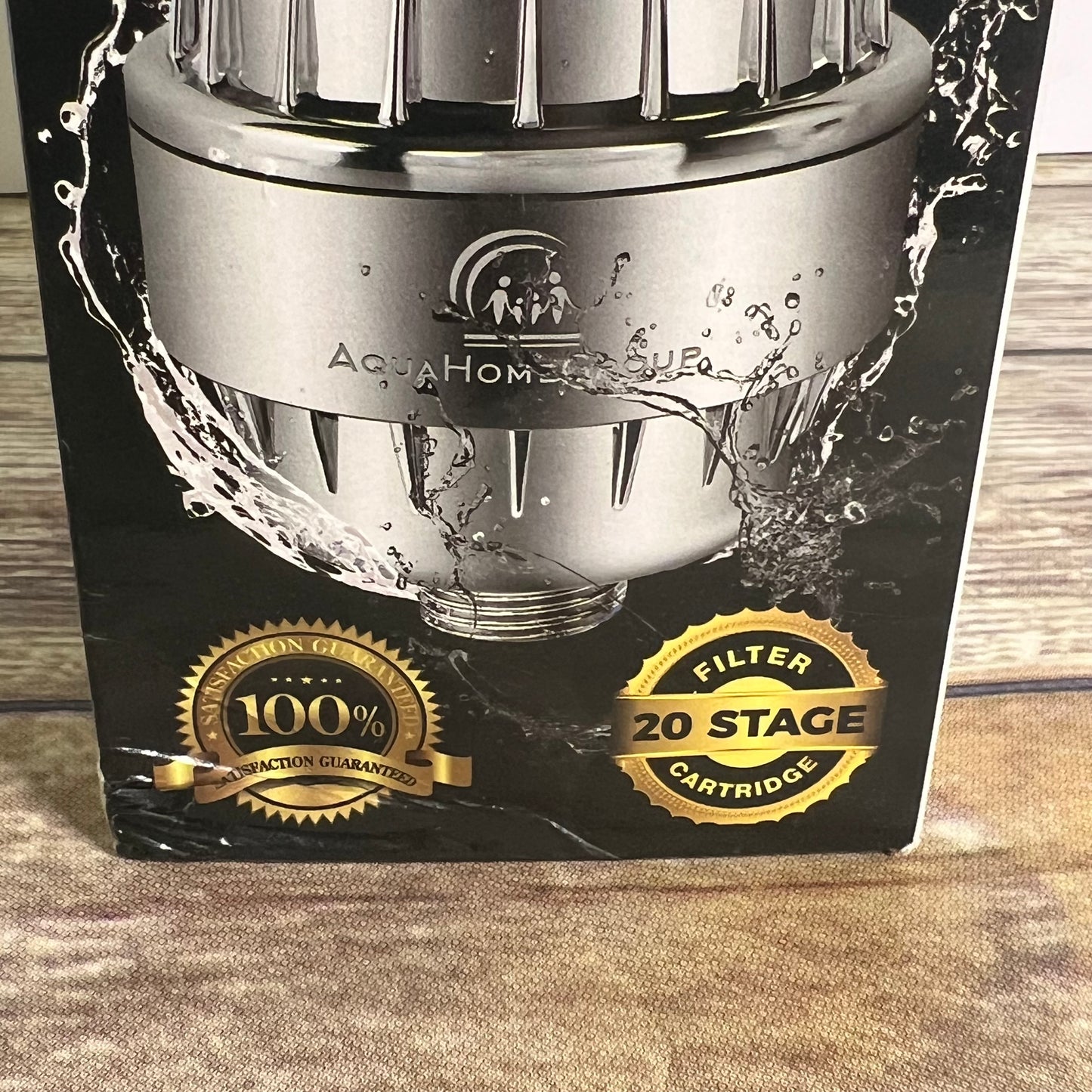 NIOB New Aqua Home Group Universal High Performance Shower Filter Chrome X0031TSIBB