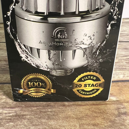 NIOB New Aqua Home Group Universal High Performance Shower Filter Chrome X0031TSIBB