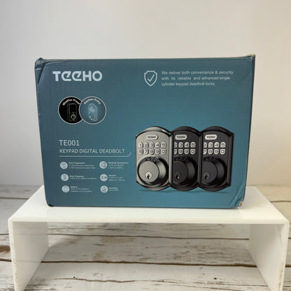 Teeho TE001 Keypad Digital Deadbolt Lock Satin Nickel