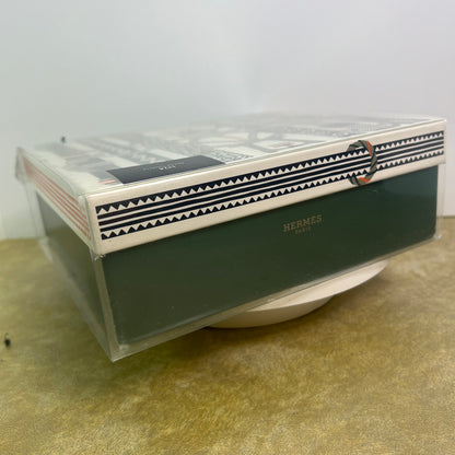 Hermes Paris Men’s H24 Eau de Toilette Fantaisie Etriers Cologne Fragrance Set Small Travel Size Empty