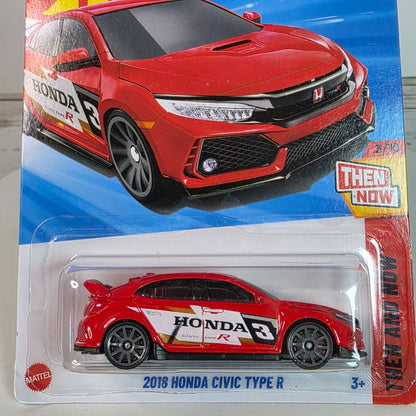 Hot Wheels 2018 Honda Civic Type R Diecast Model Car 1:64 Scale Collectible