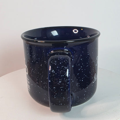 Vintage World Famous Back 40 Junction Blue Ceramic Mug