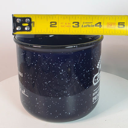 Vintage World Famous Back 40 Junction Blue Ceramic Mug