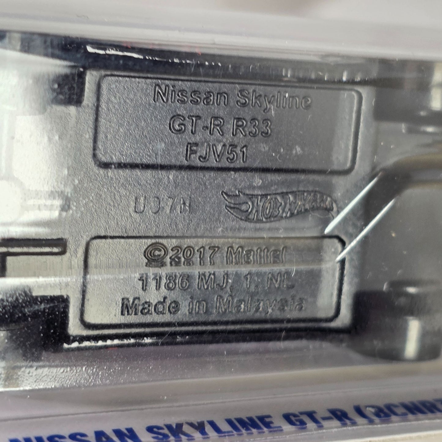 2025 Hot Wheels Nissan Skyline GT-R (BCNR33) Die-Cast 1:64 Scale Car With Vibrant Graphics