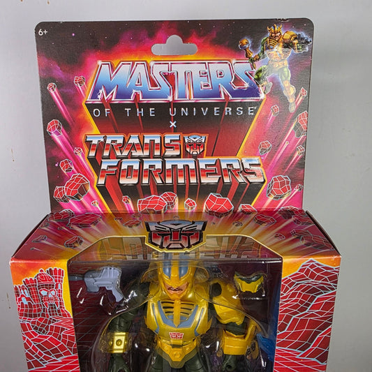 Masters Of The Universe X Transformers Bumblebee Armor Man-At-Arms Action Figure