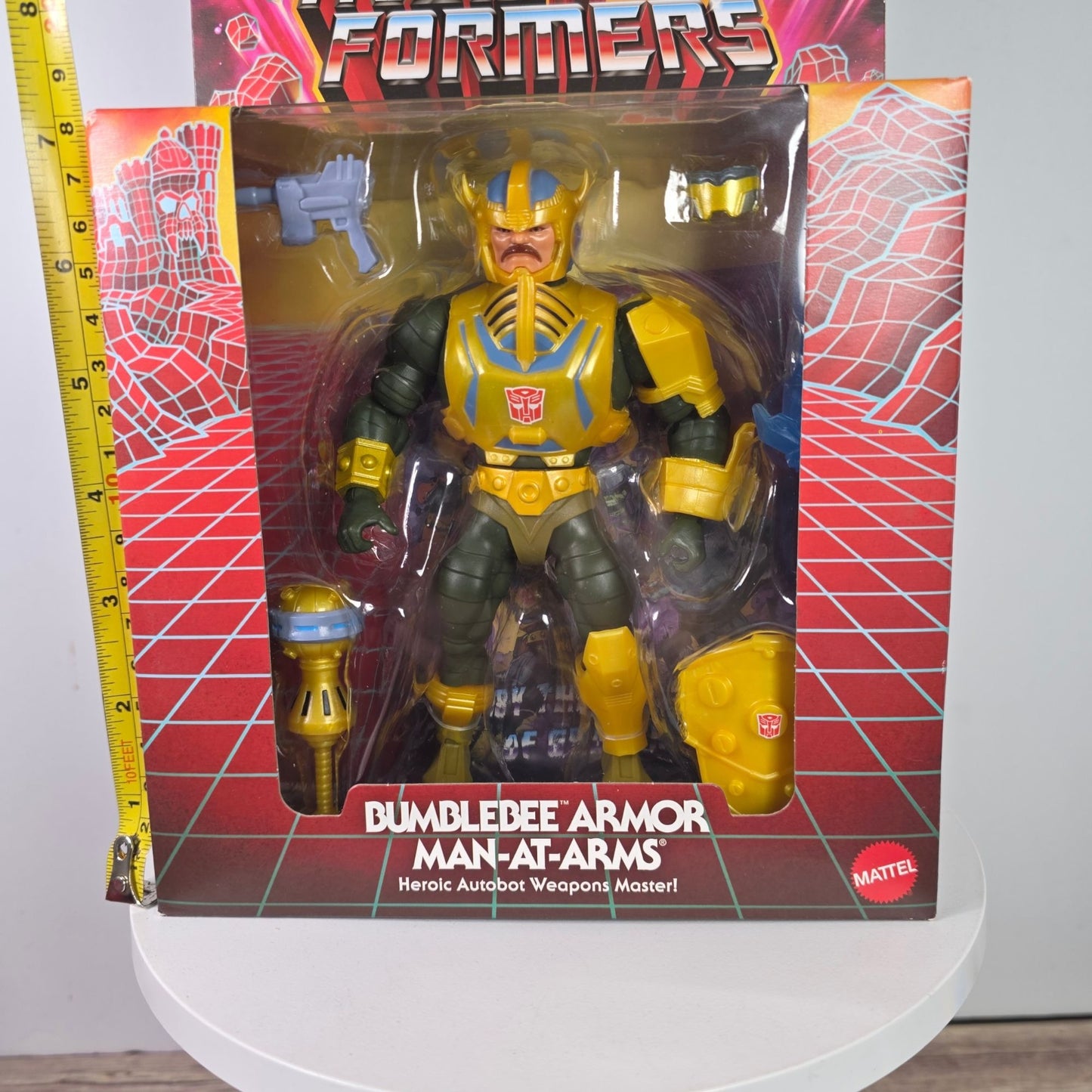 Masters Of The Universe X Transformers Bumblebee Armor Man-At-Arms Action Figure
