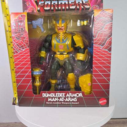 Masters Of The Universe X Transformers Bumblebee Armor Man-At-Arms Action Figure