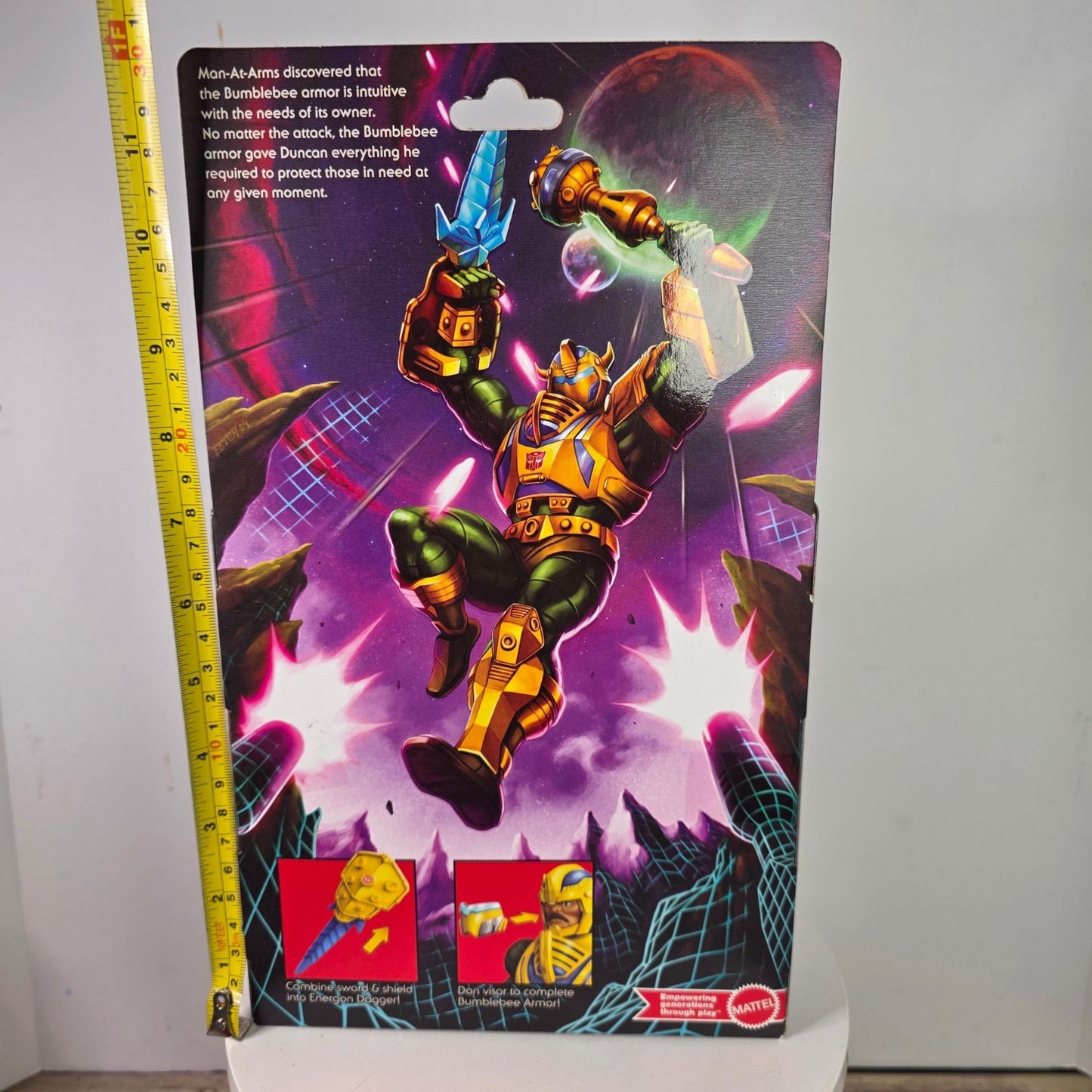 Masters Of The Universe X Transformers Bumblebee Armor Man-At-Arms Action Figure