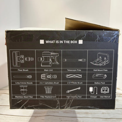 NIOB New CHEBIO A16 Cordless Stick Vacuum Red